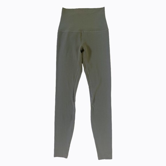 lululemon athletica Pants - lululemon Align High-Rise Pant 25" Legging Grey Sage Activewear Athleisure Sz S